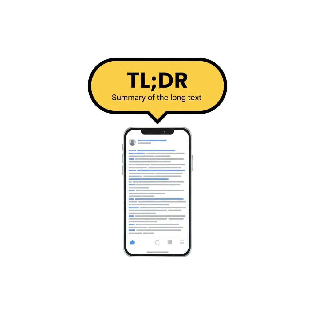 You are currently viewing 🏷️ TLDR Meaning (2025): What Does TL;DR Mean in Text, Chat, and Social Media?